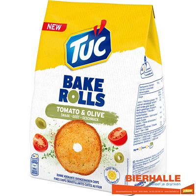 TUC BAKE ROLLS TOMATO OLIVE 150GR