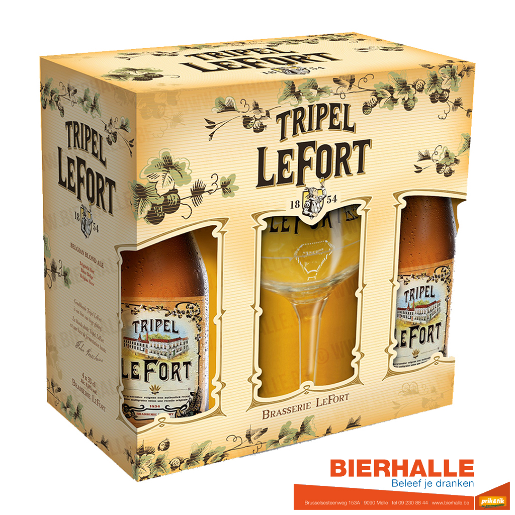 LE FORT TRIPEL 4X33CL+GLAS *GIFT