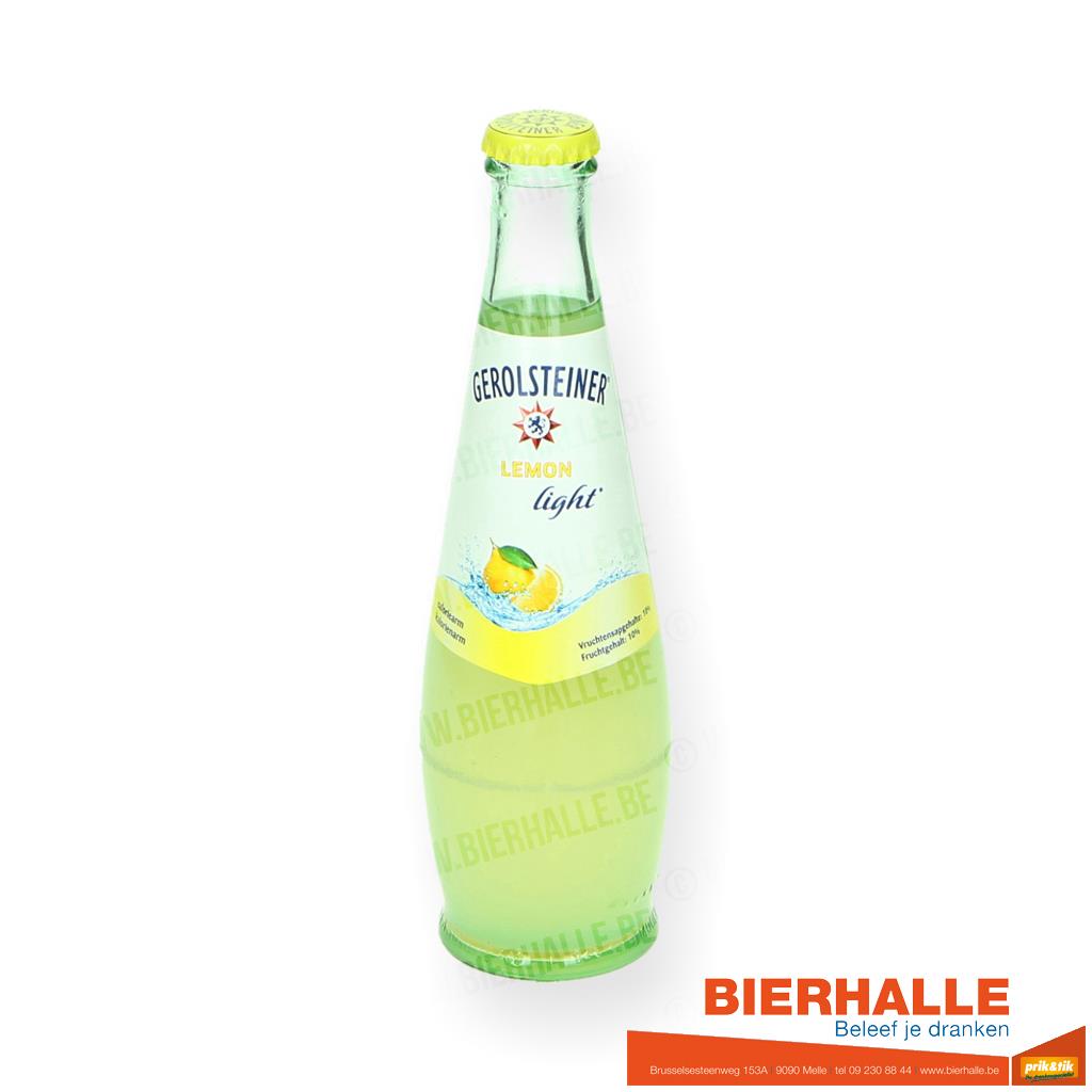 GEROLSTEINER LEMON LIGHT 25CL