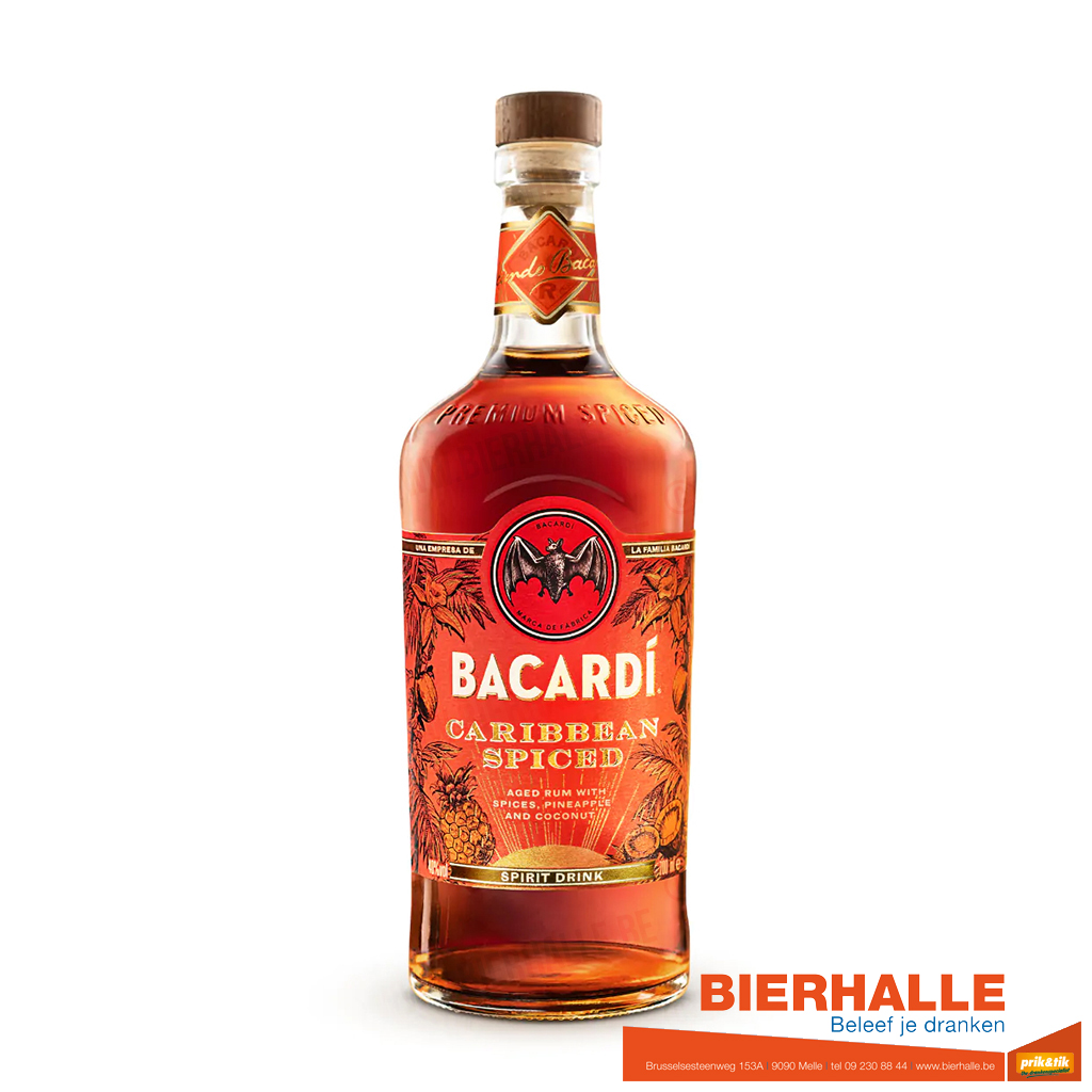 RUM BACARDI CARIBBEAN SPICED 70CL 40%