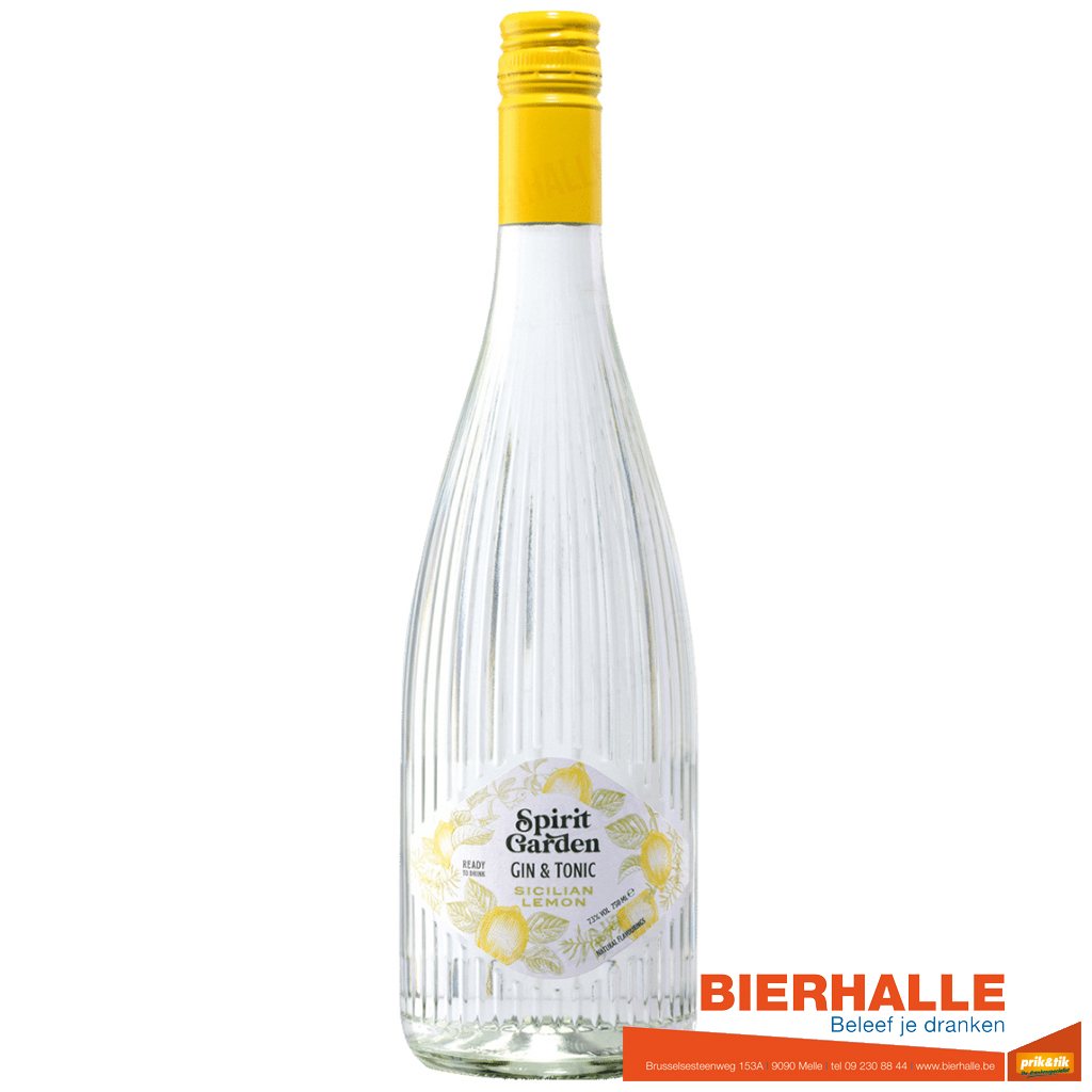 GIN & TONIC SPIRIT GARDEN SICILIAN LEMON 75CL 7,3%