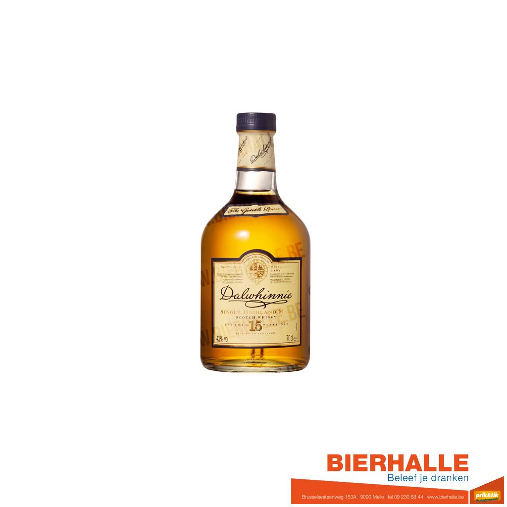 WHISKY DALWHINNIE SINGLE MALT 70CL 15Y 43%