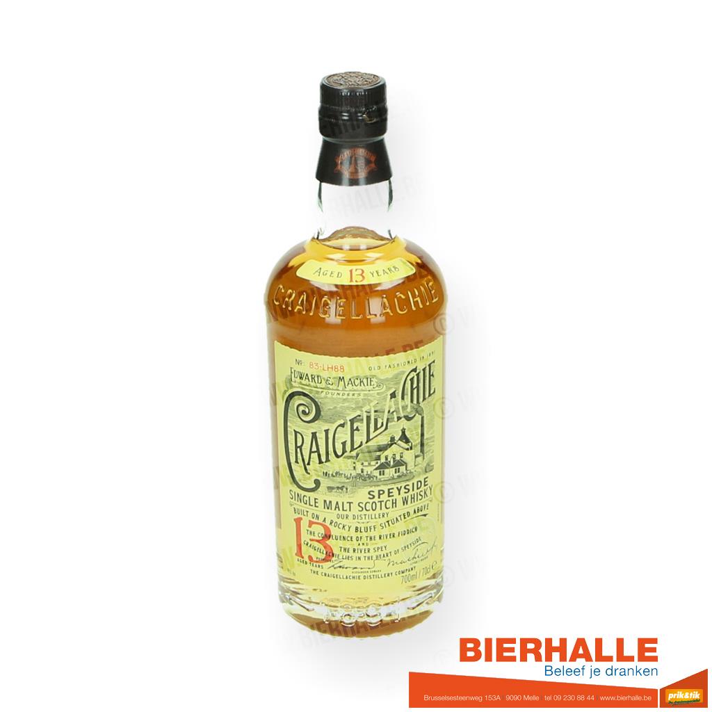 WHISKY CRAIGELLACHIE 13J 70CL 46%