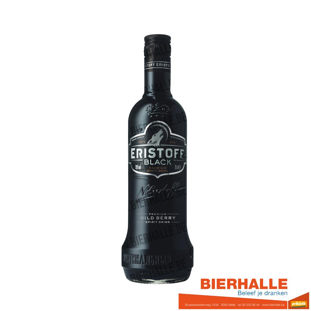 VODKA ERISTOFF BLACK 70CL 18%