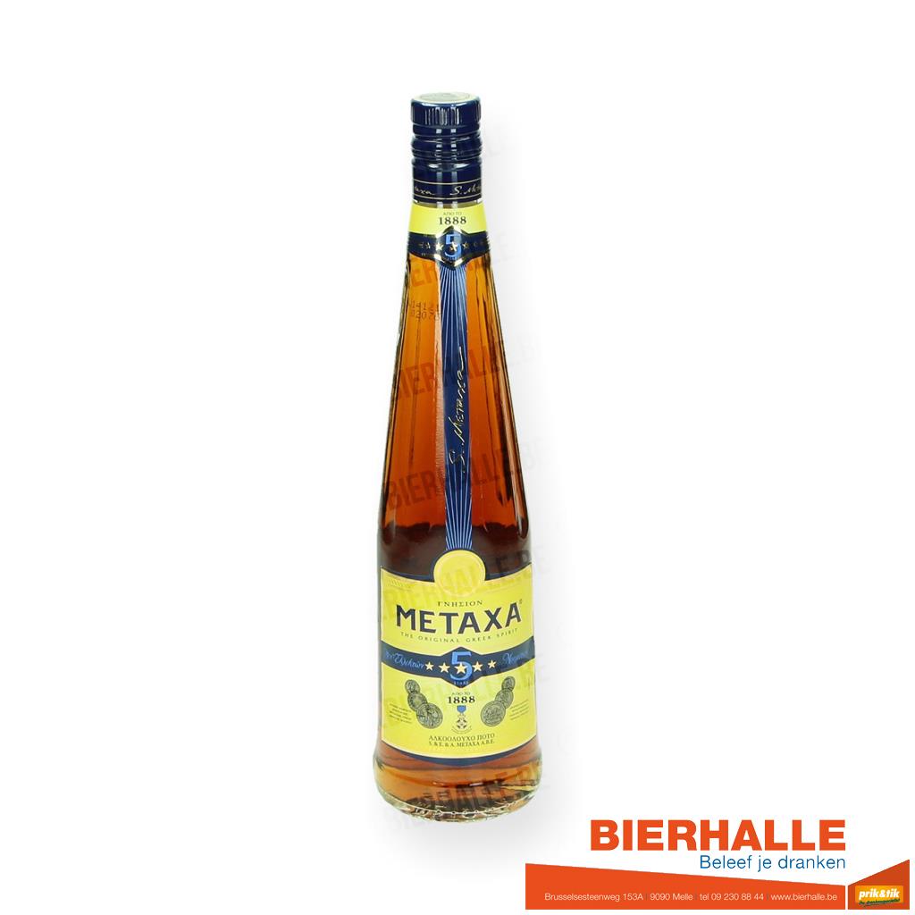 BRANDY METAXA 5 STERREN 38% 70CL 