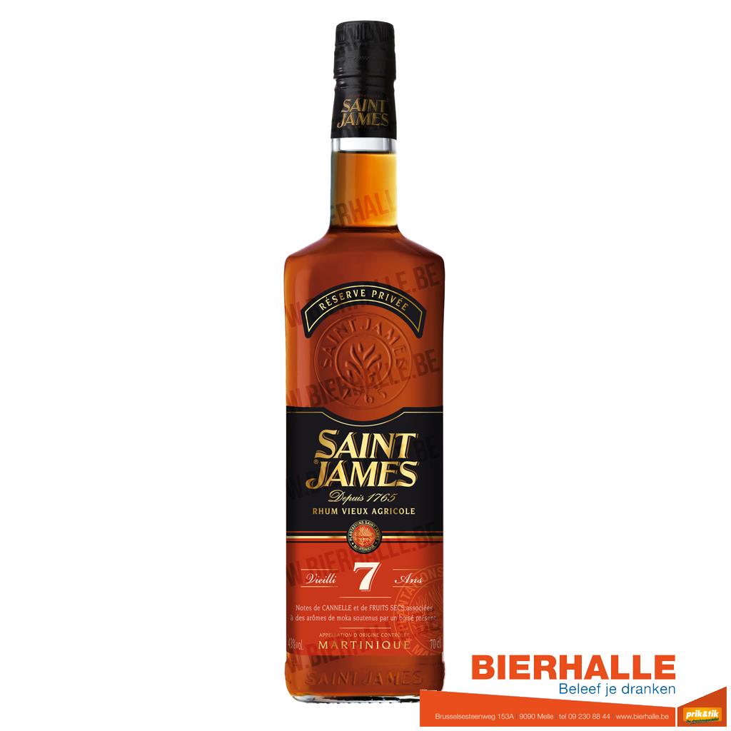 RUM SAINT JAMES 7J*70CL*43%*VIEUX AGRICOLE