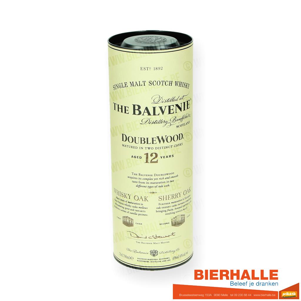 WHISKY BALVENIE 12J DOUBLE WOOD 70CL 40%