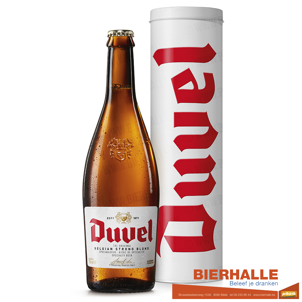 DUVEL 75CL METAL KOKER