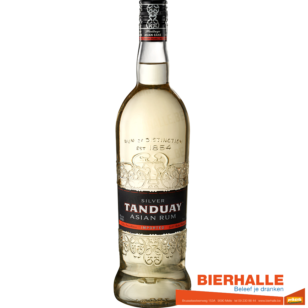 RUM TANDUAY SILVER   70CL - 40% ASIAN RUM FILIPINO