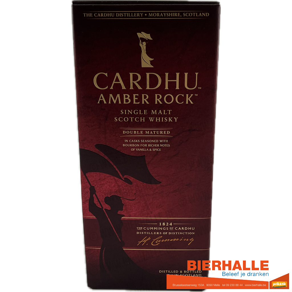 WHISKY CARDHU AMBER ROCK 70CL  40%