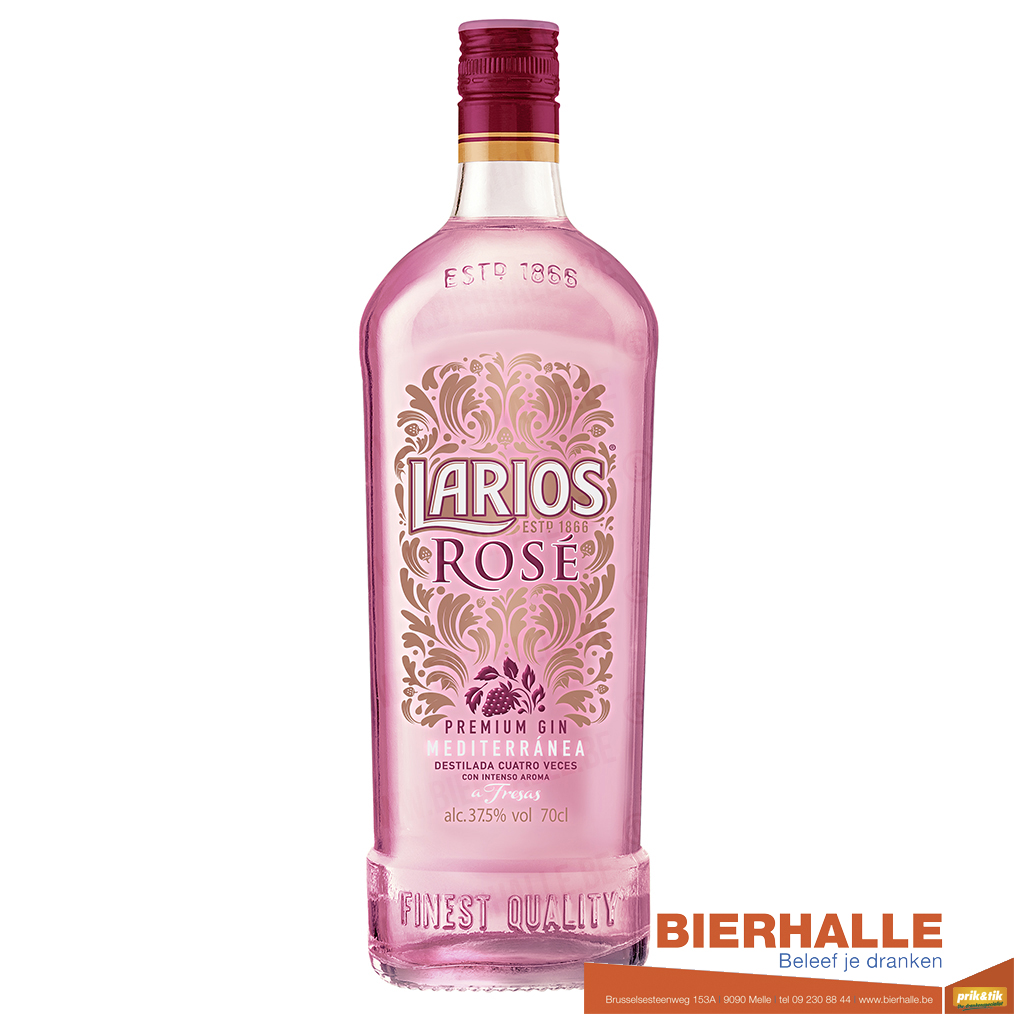 GIN LARIOS ROSE 70CL 37,5%