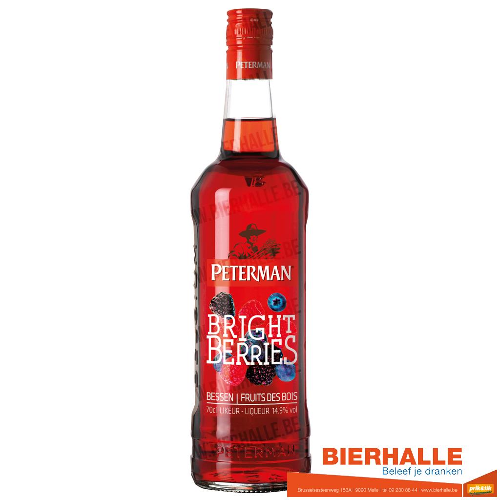 PETERMAN BRIGHT BERRIES 70CL 14,9%