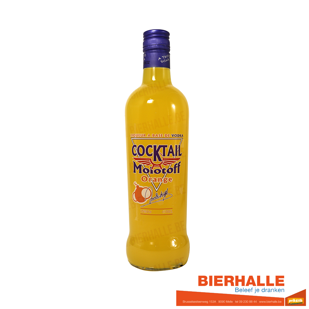 MOLOTOFF VODKA ORANGE 15% 70CL