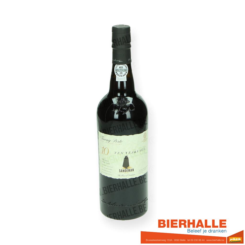 PORTO SANDEMAN TAWNY 10J *75CL*20%