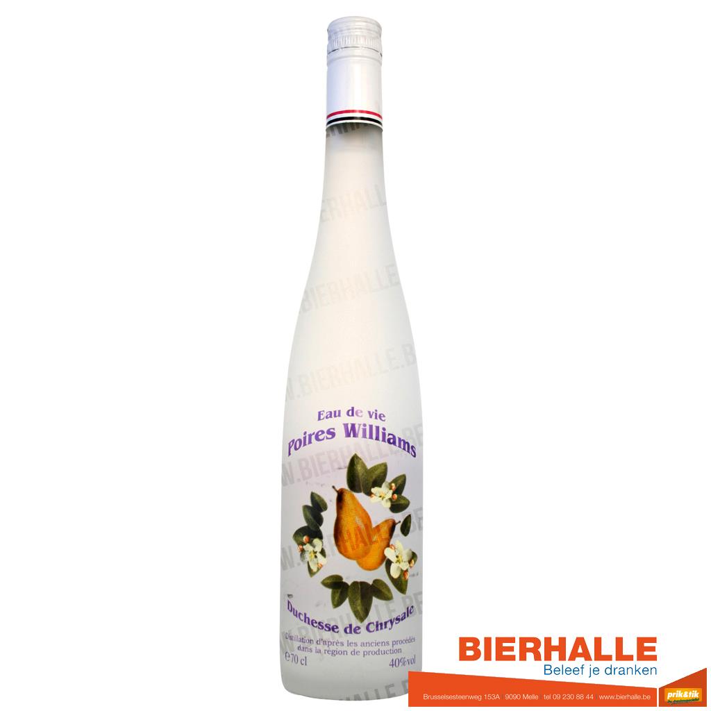 EAU DE VIE POIRE CHRYSALE 40% 70CL 