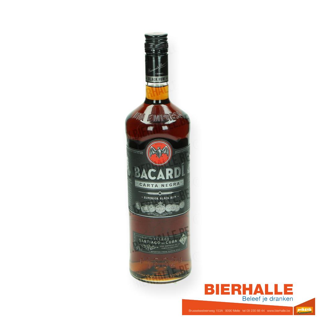 RUM BACARDI CARTA NEGRA 1L*40%