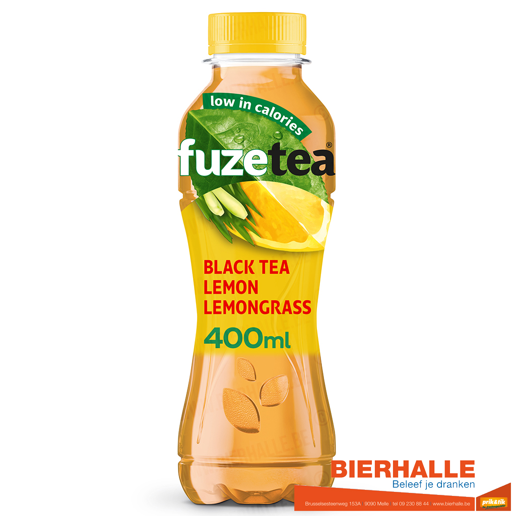 FUZETEA BLACK TEA LEMON LEMONGRASS 40CL