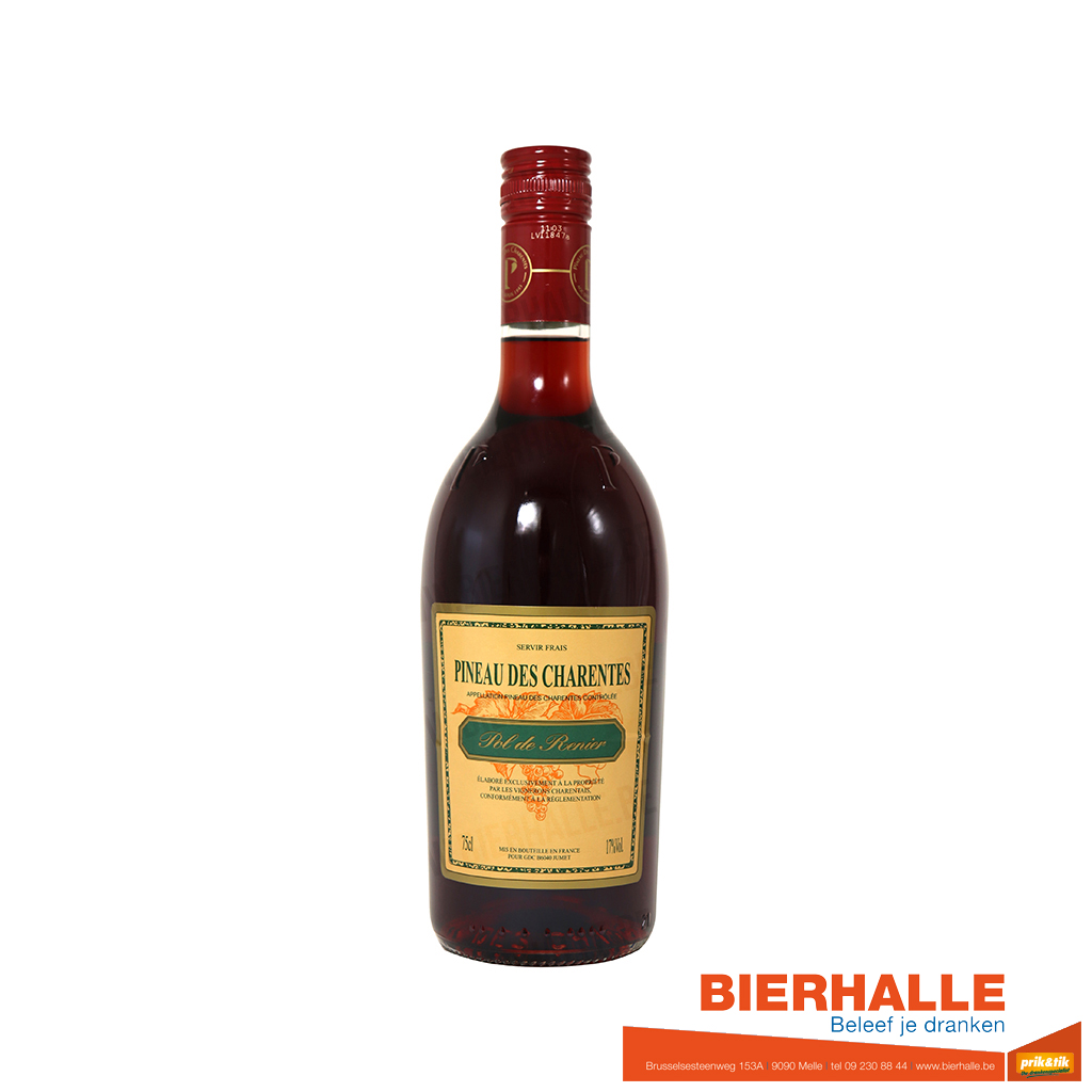 PINEAU POL DE RENIER ROOD 75CL 17%