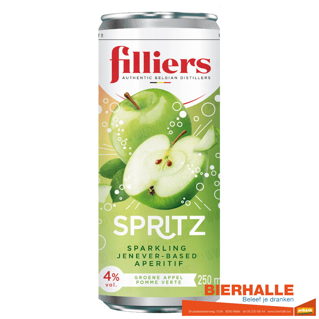 FILLIERS SPRITZ GROENE APPEL 25CL *BLIK *4%