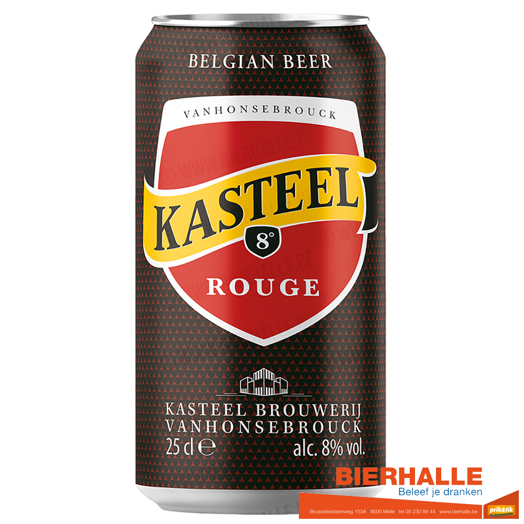 KASTEELBIER ROUGE 25CL BLIK