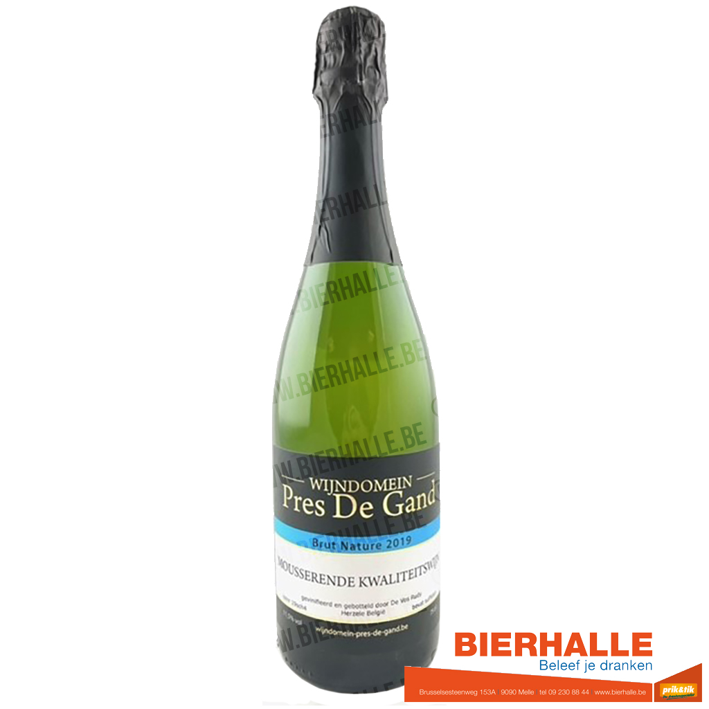 PRES DE GAND BRUT NATURE 2019 75CL BELGISCH 