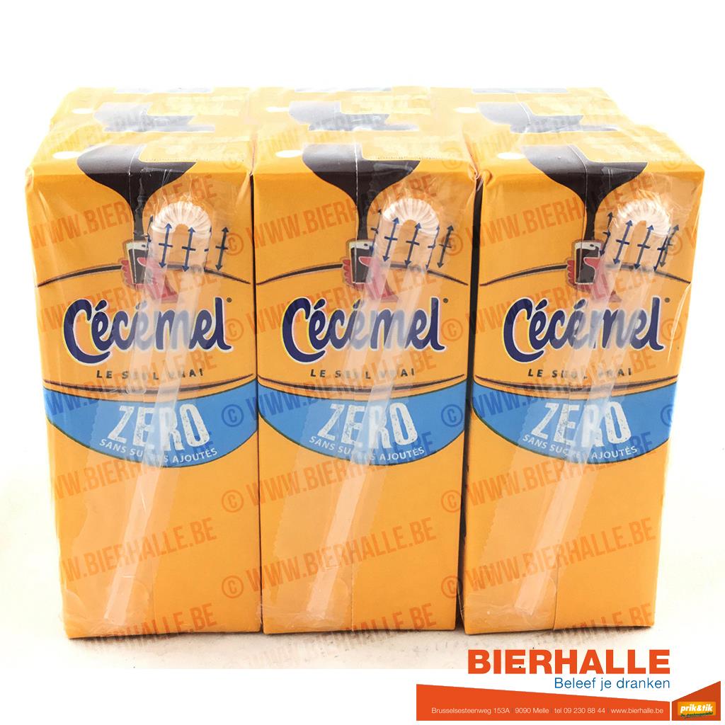 CECEMEL LESS SUGAR 20CL X 6 BRIC