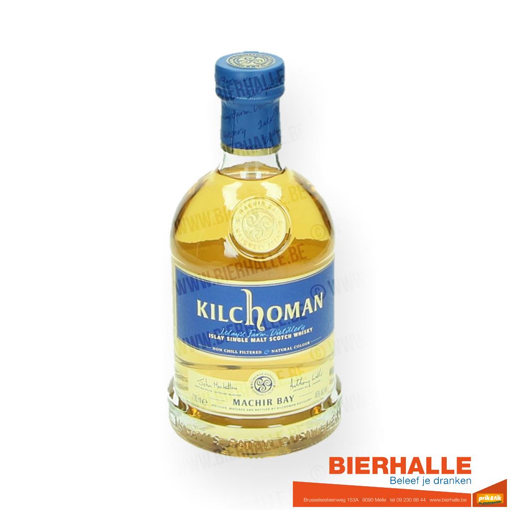 WHISKY KILCHOMAN 70CL - 46% ISLAY SINGLE MALT 