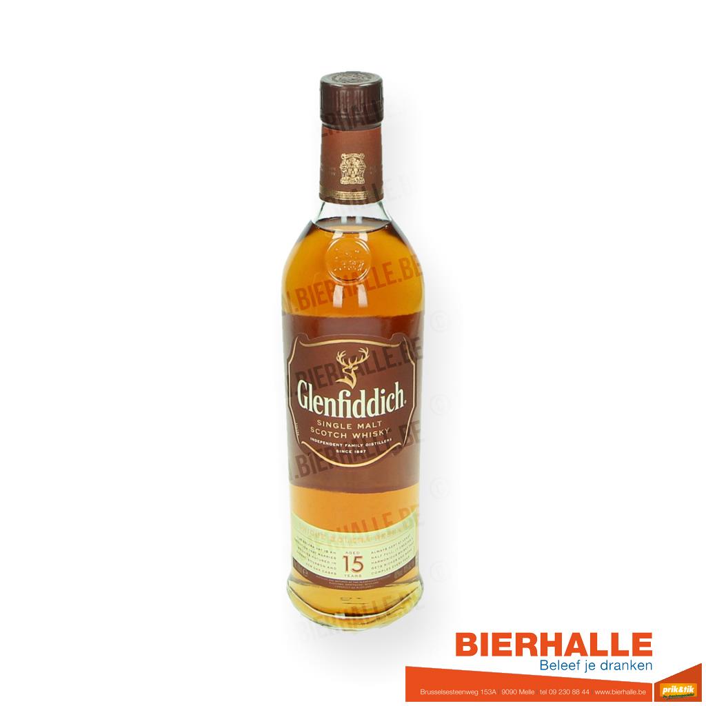 WHISKY GLENFIDDICH 15J SOLERA 70CL