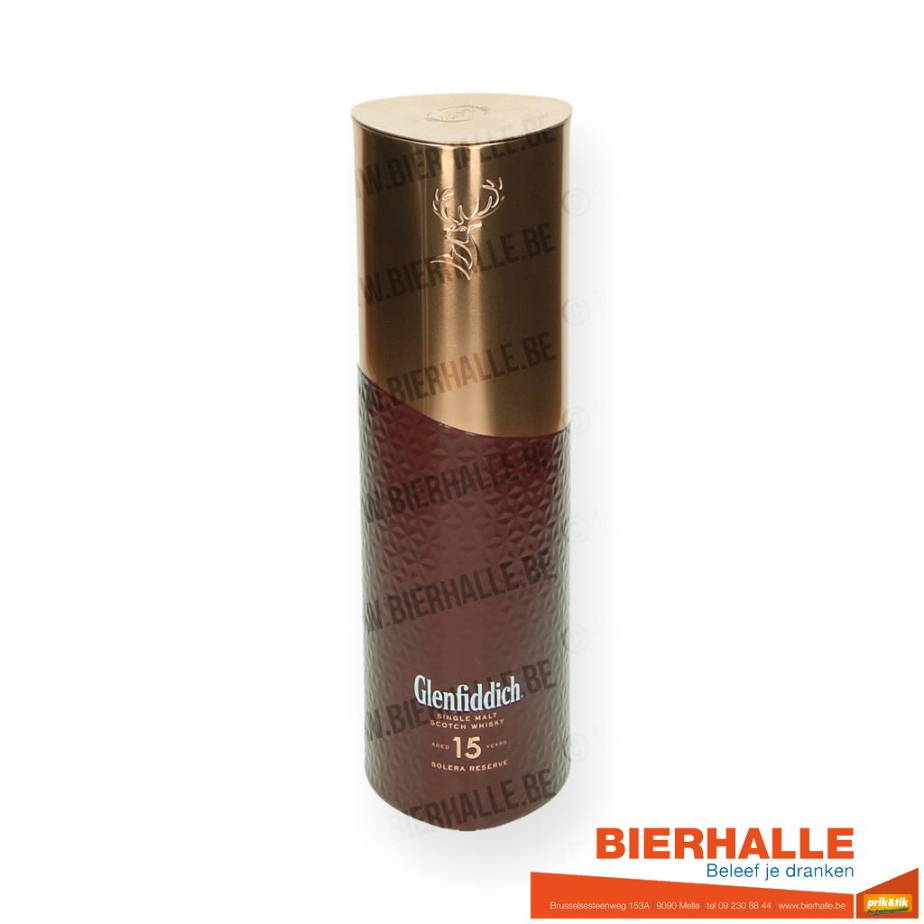 WHISKY GLENFIDDICH 15J SOLERA 70CL