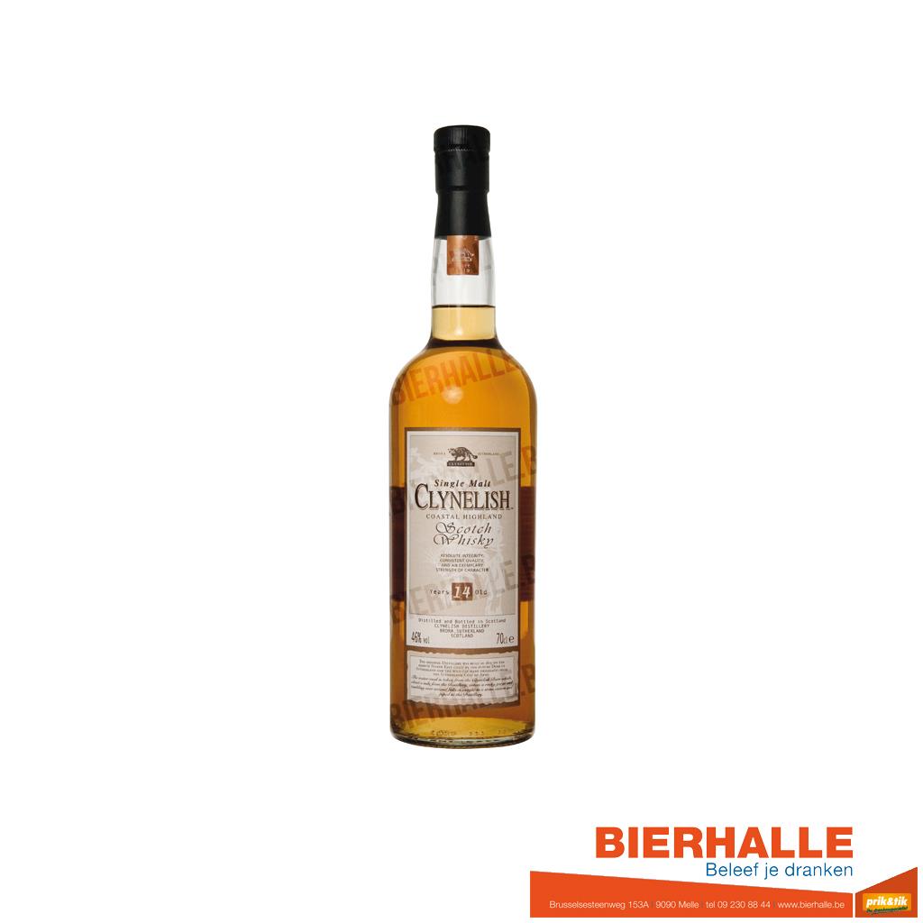 WHISKY CLYNELISH 14Y 70CL 46% SINGLE MALT