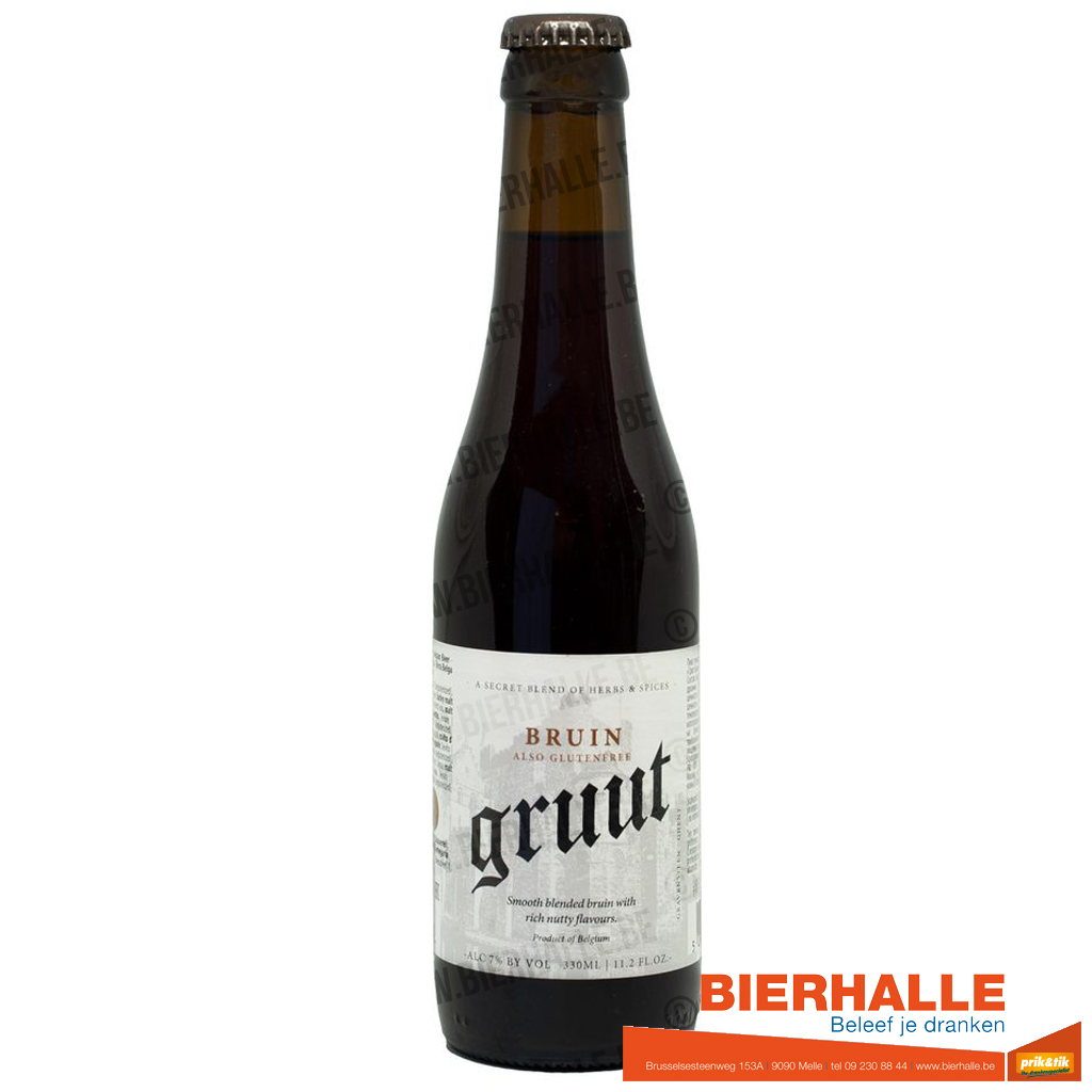 GRUUT BRUIN GLUTENVRIJ 33CL