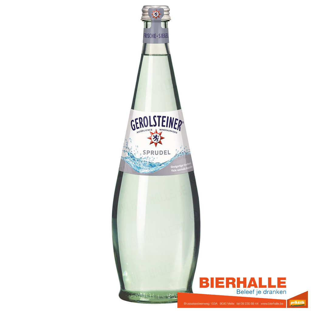 GEROLSTEINER SPRUDEL 75CL *SPUIT 