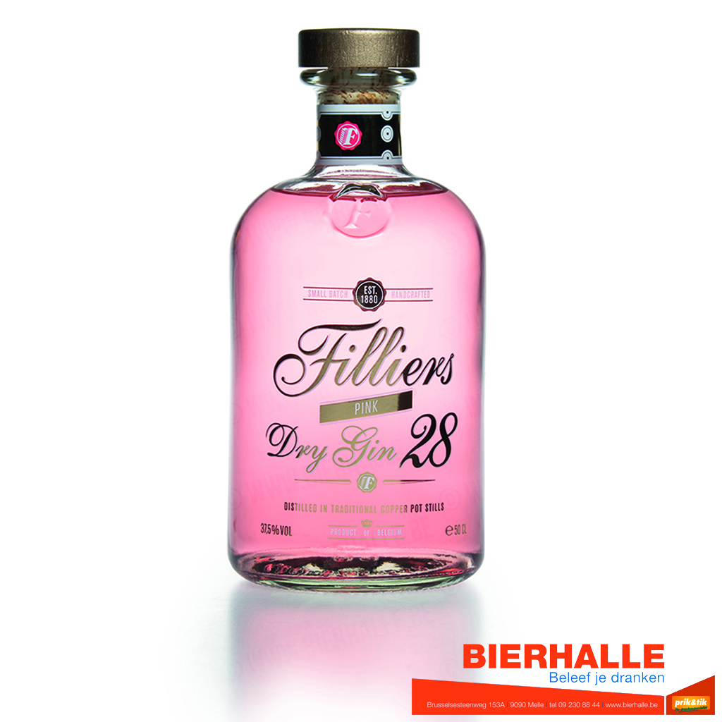 GIN FILLIERS DRY 28 PINK 50CL 37,5%