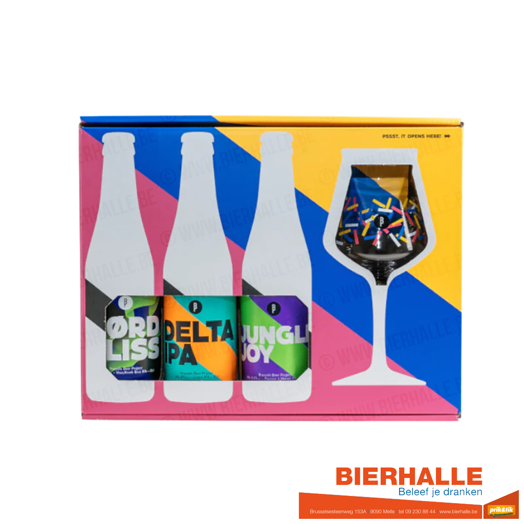 BRUSSELS BEER PROJECT 3X33CL+GLAS-GIFTPACK 