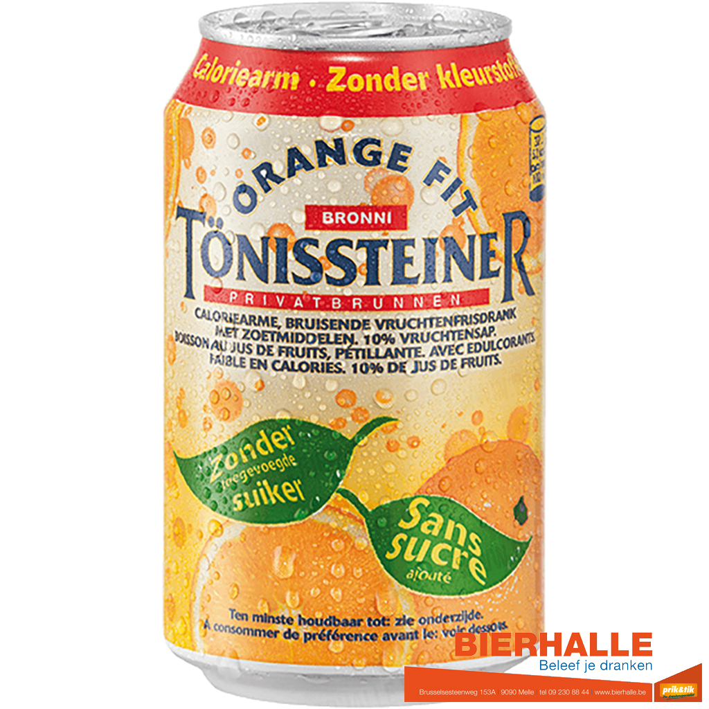 TONISSTEINER ORANGE 33CL *BLIK