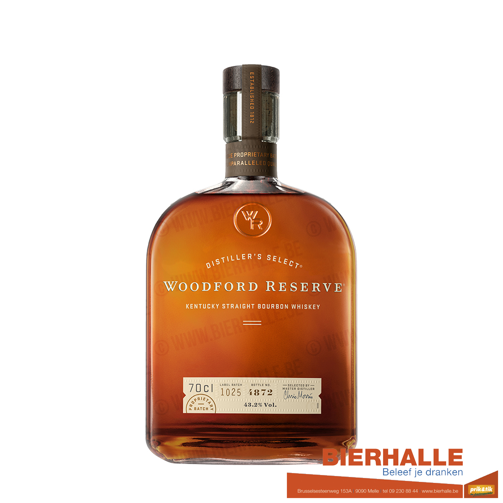 WHISKEY WOODFORD RESERVE 70CL 43,2% BOURBON