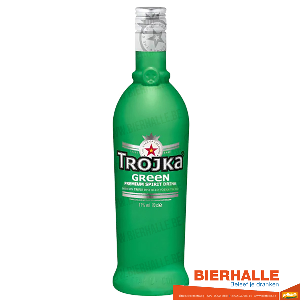 VODKA TROJKA GREEN 70CL 17%