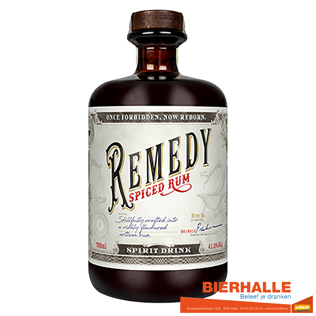 RUM REMEDY SPICED 70CL 41,5%