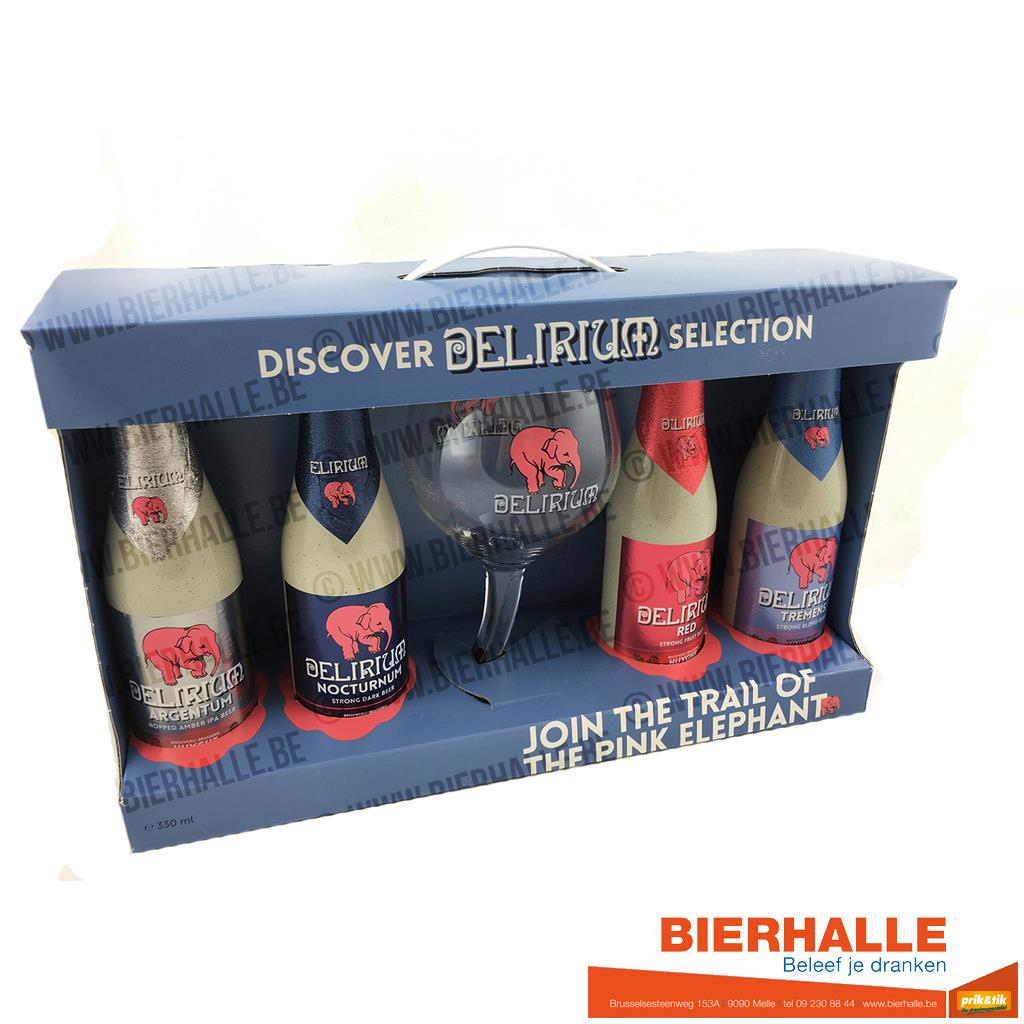 DELIRIUM DISCOVER SELECTION  33CLX4 + GLAS - GIFT