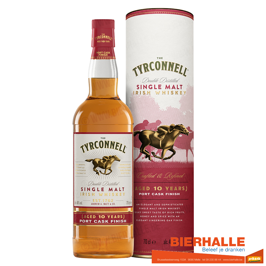 WHISKY TYRCONNELL 10 YEARS PORT CASK FINISH 46% 