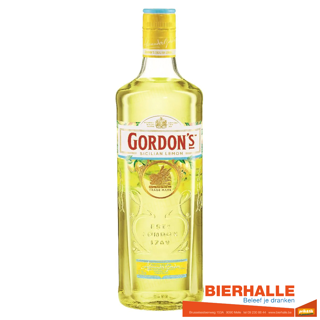 GIN GORDON'S SICILIAN LEMON 70CL 37,5%