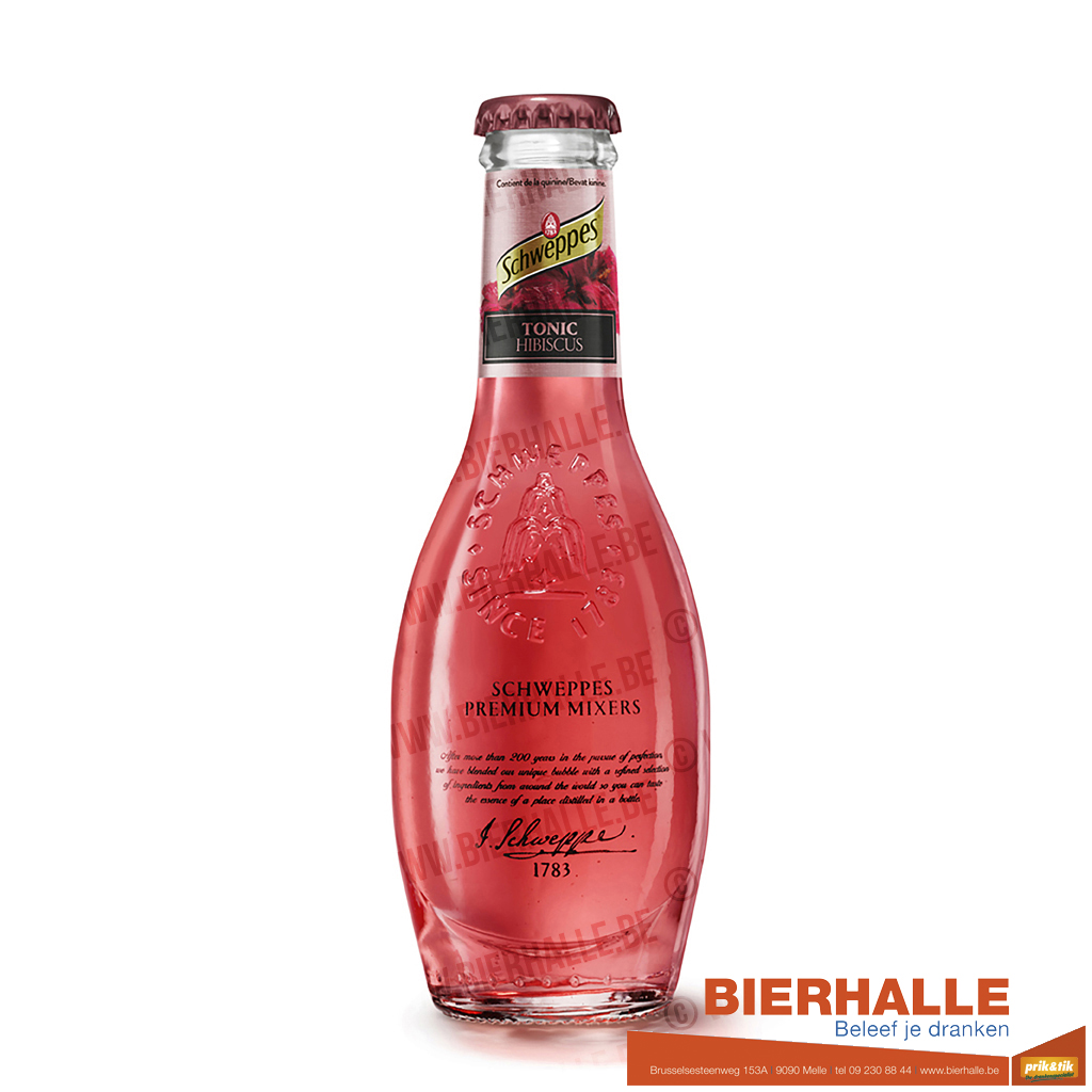 SCHWEPPES TONIC HIBISCUS 20CL PREMIUM MIXER WW