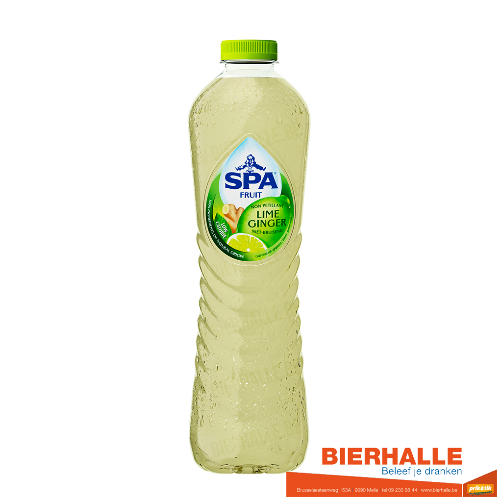 SPA FRUIT STILL LIME GINGER 1,25L PET