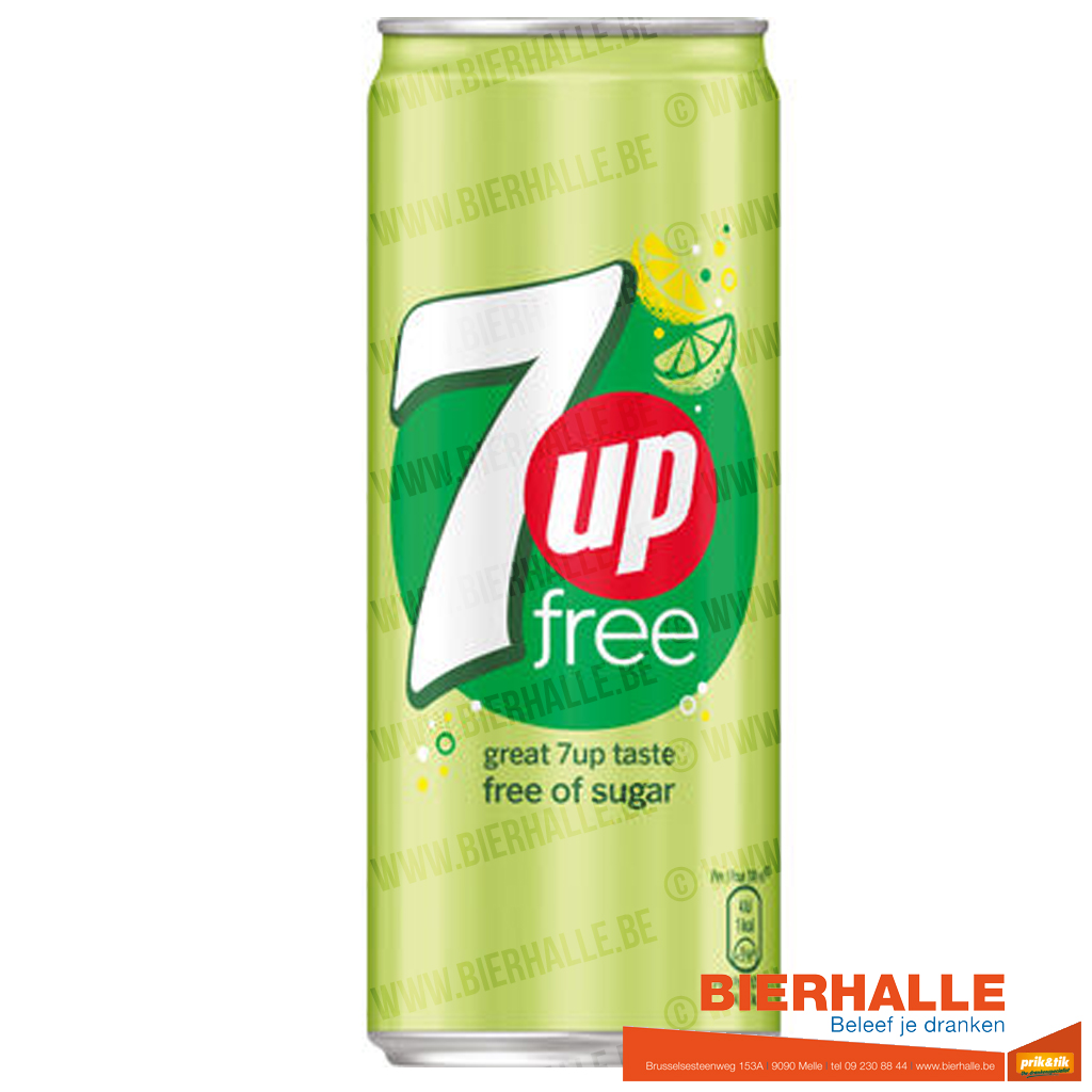 SEVEN UP FREE 33CL  BLIK