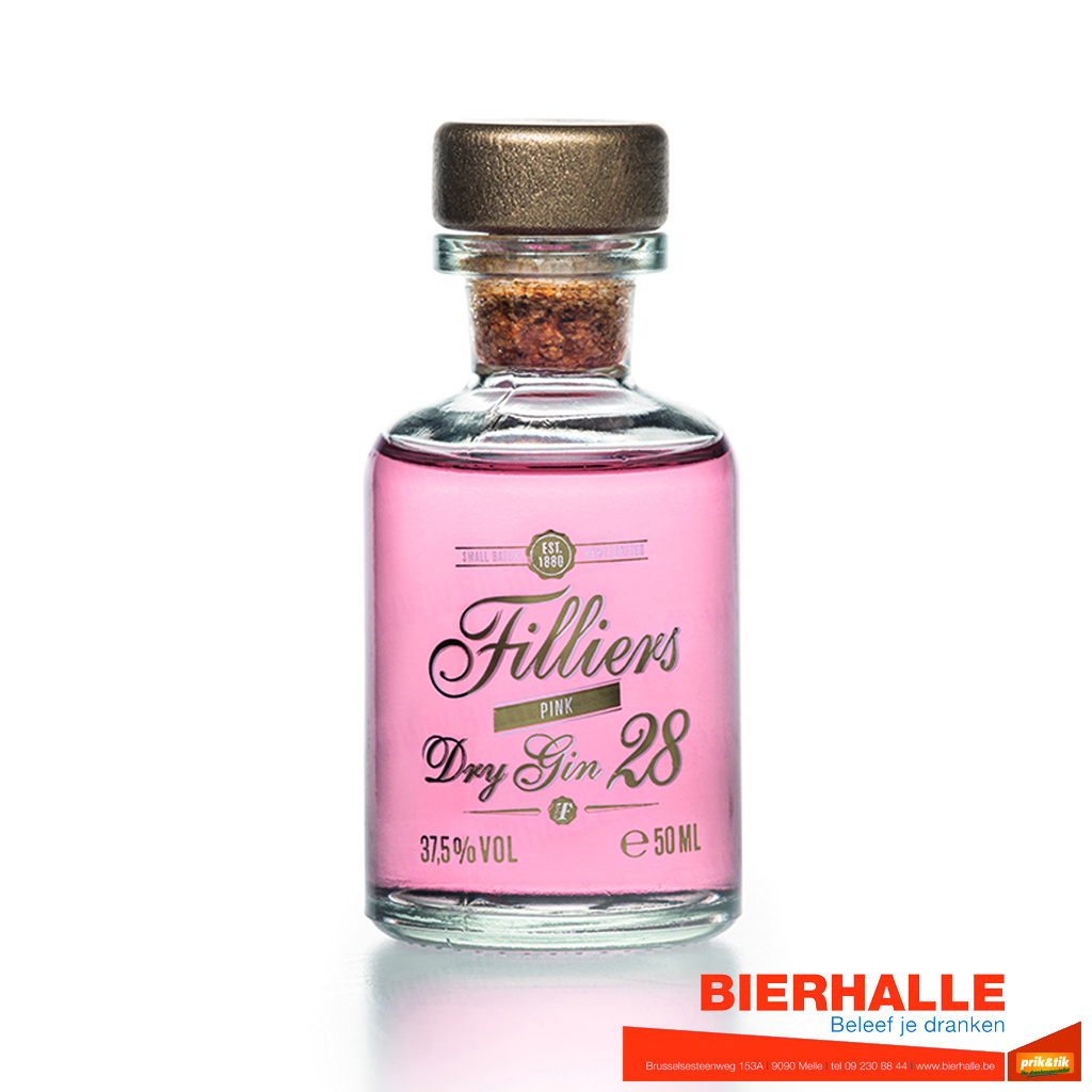 GIN FILLIERS DRY 28 PINK MINI 5CL 37,5%