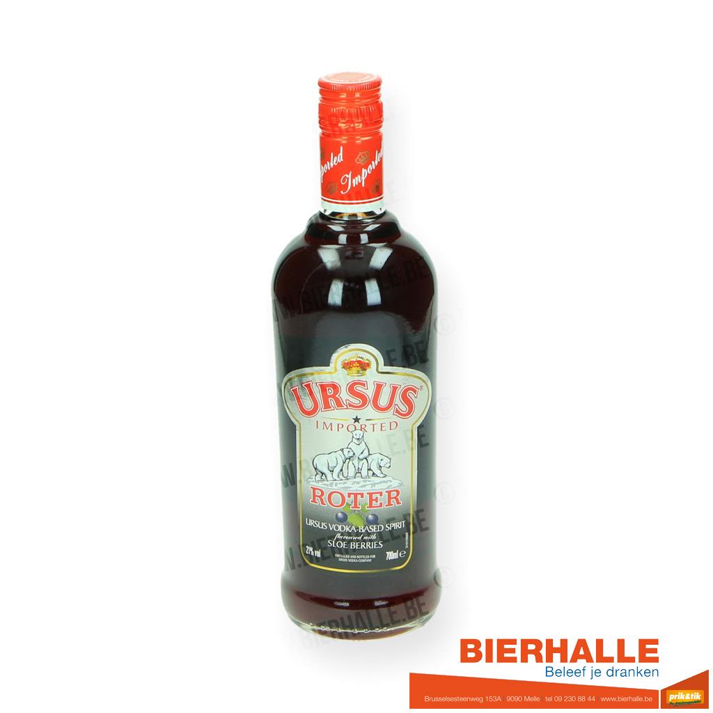 VODKA URSUS ROTER 70CL - 21%