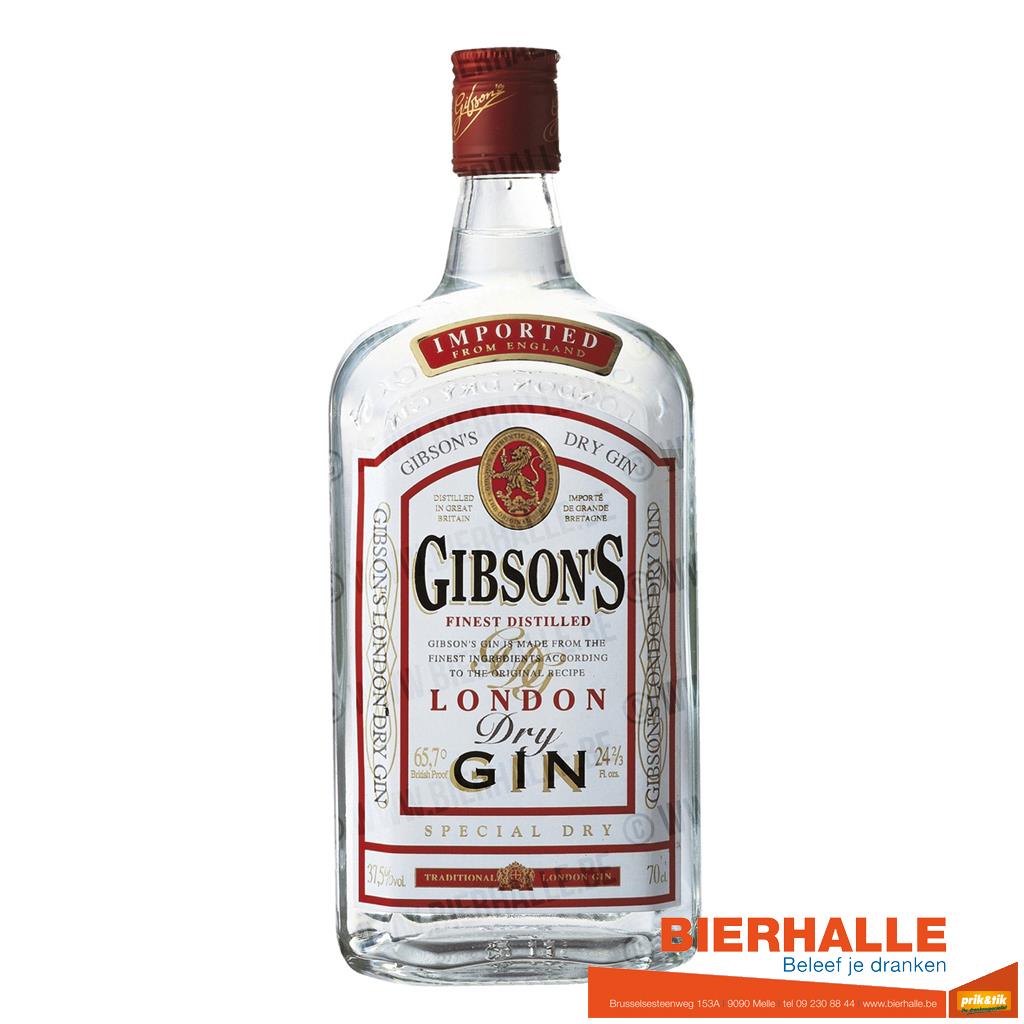 GIN GIBSON'S 70CL 37.5%
