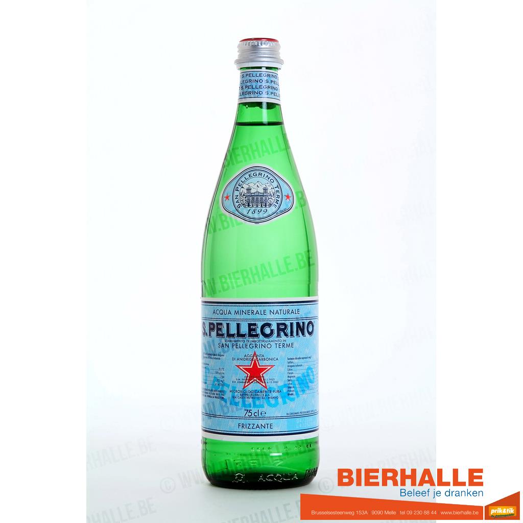 fluctueren Cirkel Woordenlijst SAN PELLEGRINO 75CL *GLAS *SPUIT | Bierhalle