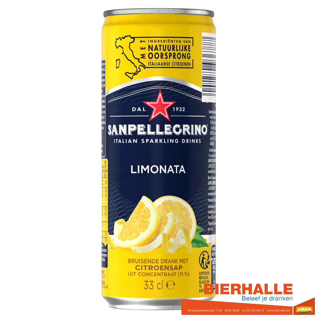 SAN PELLEGRINO LIMONATA 33CL BLIK