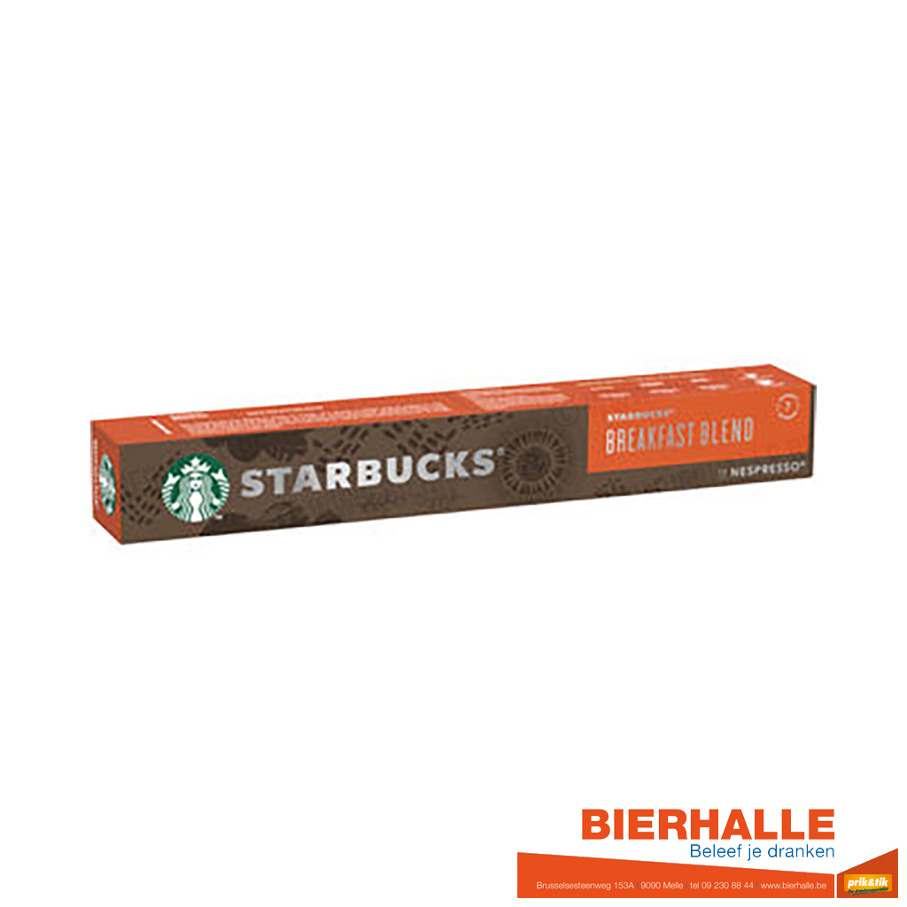 STARBUCKS NESPRESSO BREAKFAST BLEND 10CAPS